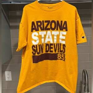 Arizona State Sun Devils Gold Champion 85 Tee Size XL
